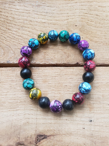 Colorful Howlite Bracelet
