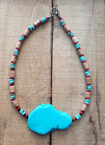 Turquoise Stone Necklace