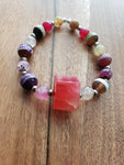 Pink Agate Bracelet
