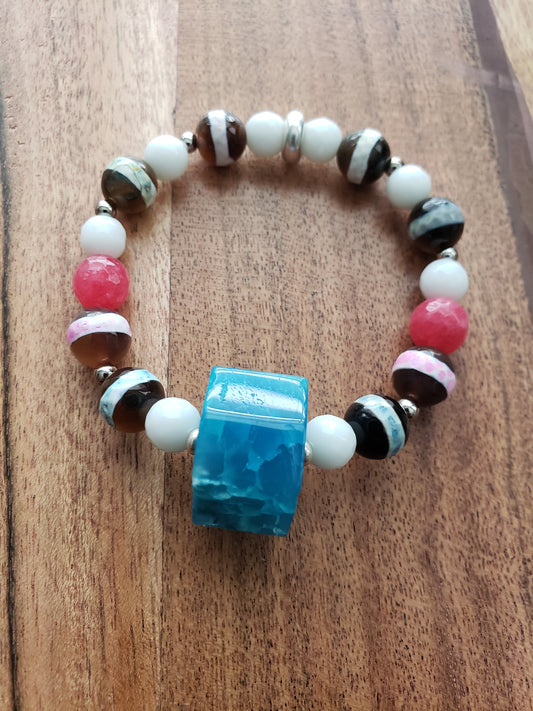 Blue Agate Bracelet