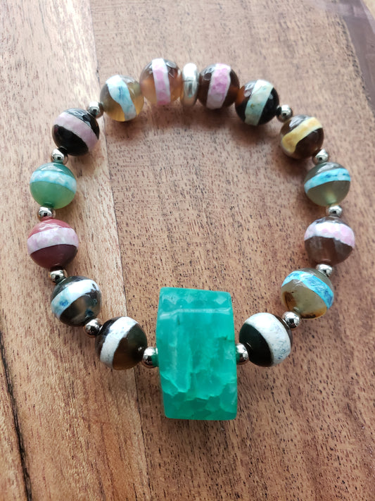 Green Agate Bracelet