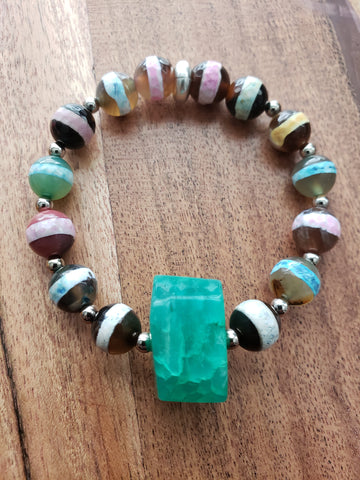 Green Agate Bracelet