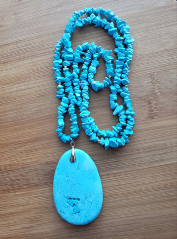 Turquoise Stone Necklace