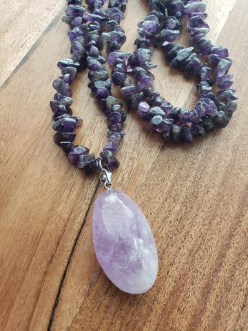 Amethyst Necklace and Pendant