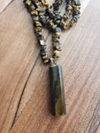 Tiger's Eye Necklace with Pendant