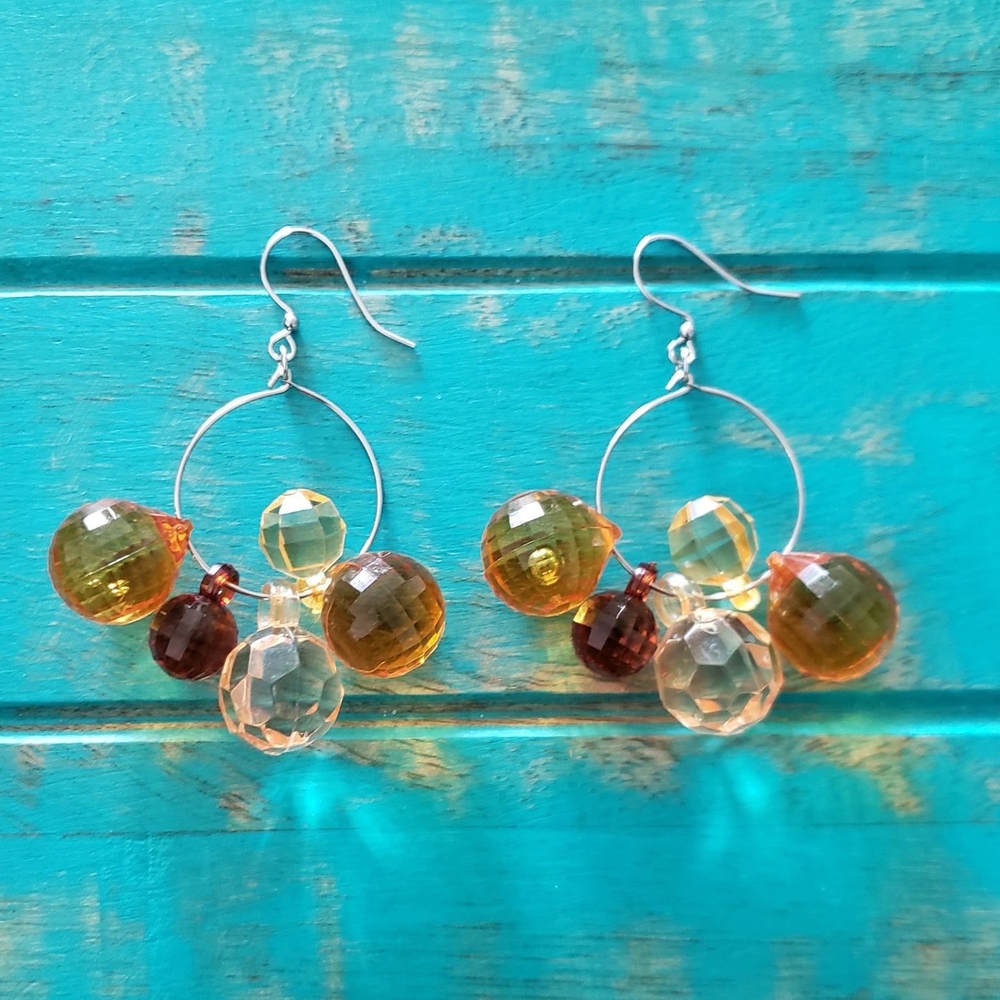 Champagne Hoop Earrings