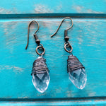 Wrapped Teardrop Earrings
