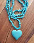 Turquoise Heart Necklace