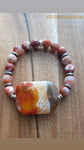Orange Agate Bracelet