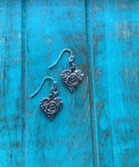 Swirl Heart  Earrings