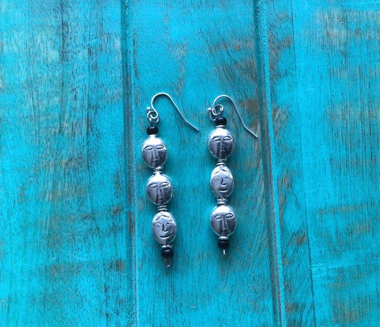 Three Faces Earrings